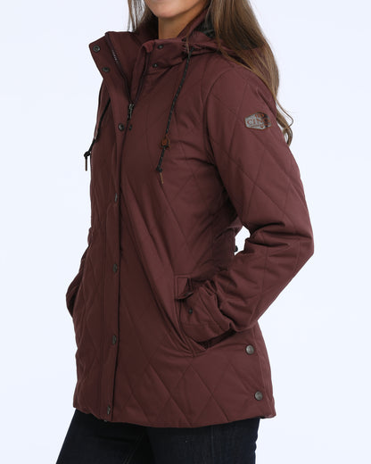 Cinch Women's Purple Quilted Barncoat OW26