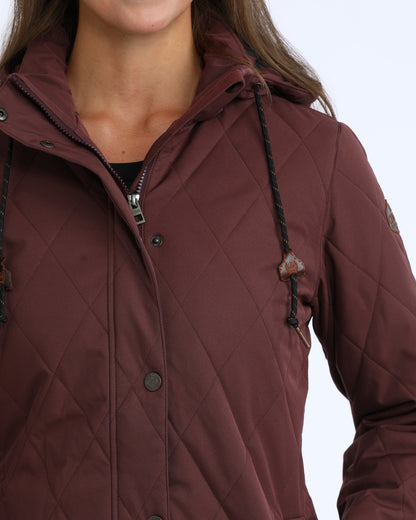 Cinch Women's Purple Quilted Barncoat OW26