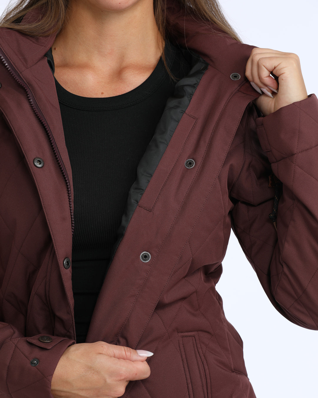Cinch Women's Purple Quilted Barncoat OW26