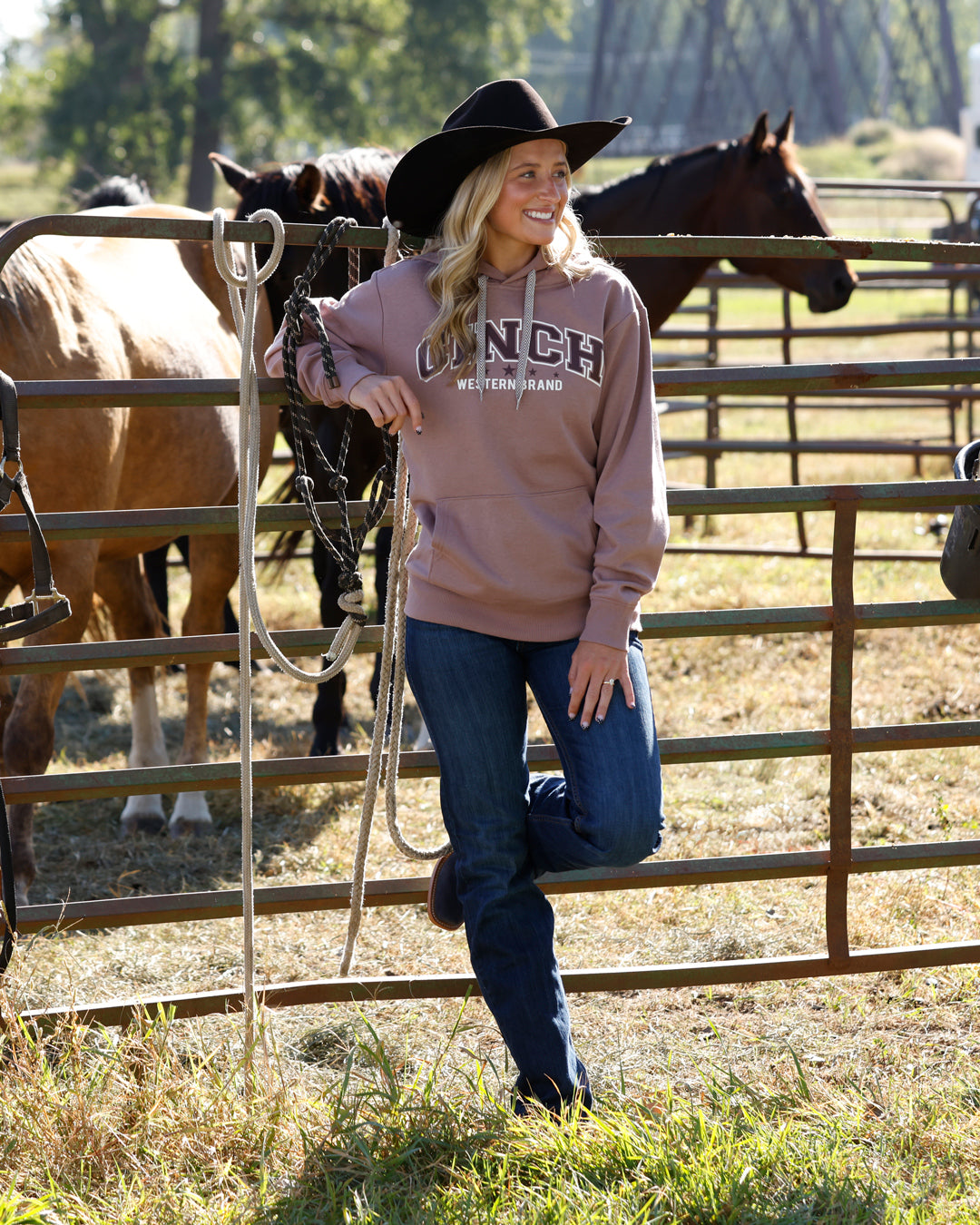 Cinch Women's Lilac Brand Hoodie