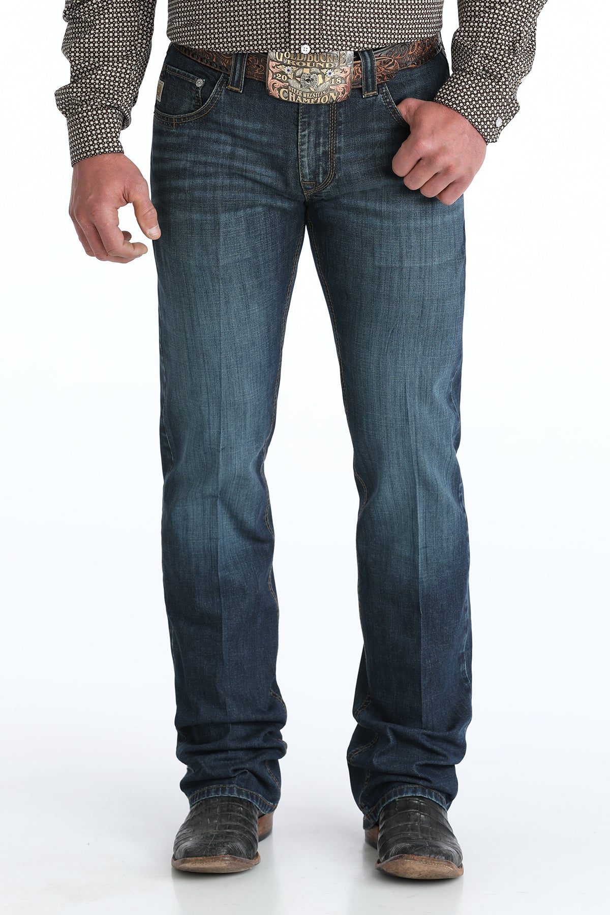 Cinch Men's Carter 2.0 Dark Stonewash Jean