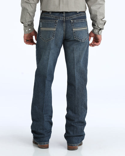 Cinch Men's Dark Wash Khaki Pocket White Label Jean