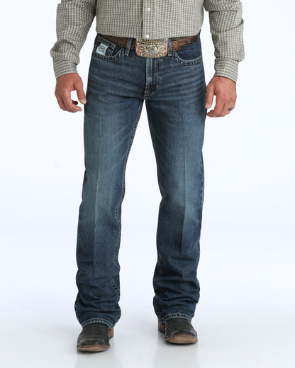 Cinch Men's Dark Wash Khaki Pocket White Label Jean