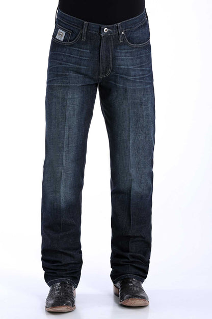 Cinch Men's Dark Wash Silver Label Slim Straight Jean