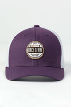 Load image into Gallery viewer, Cinch Men&#39;s FlexFit Purple &amp; Gold Trucker Cap
