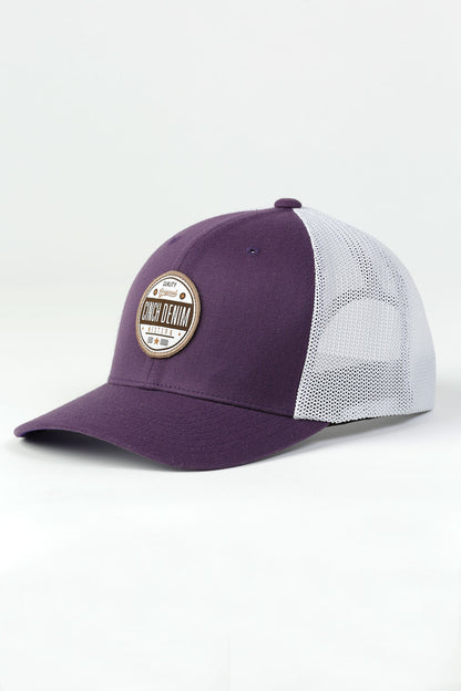 Cinch Men's FlexFit Purple & Gold Trucker Cap