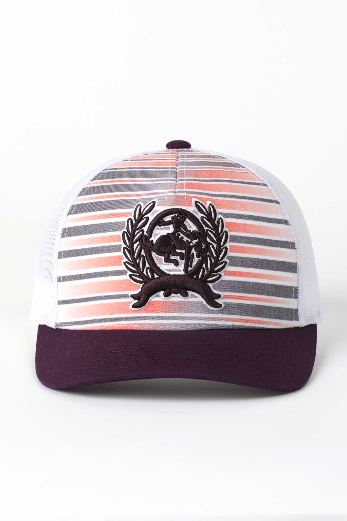 Cinch Women's Purple Stripe Trucker Cap
