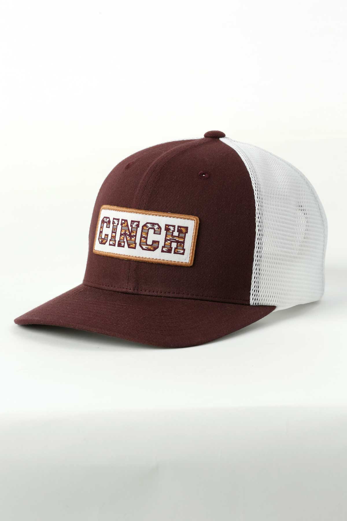 Cinch Women's Burgundy and Gold Aztec Cap