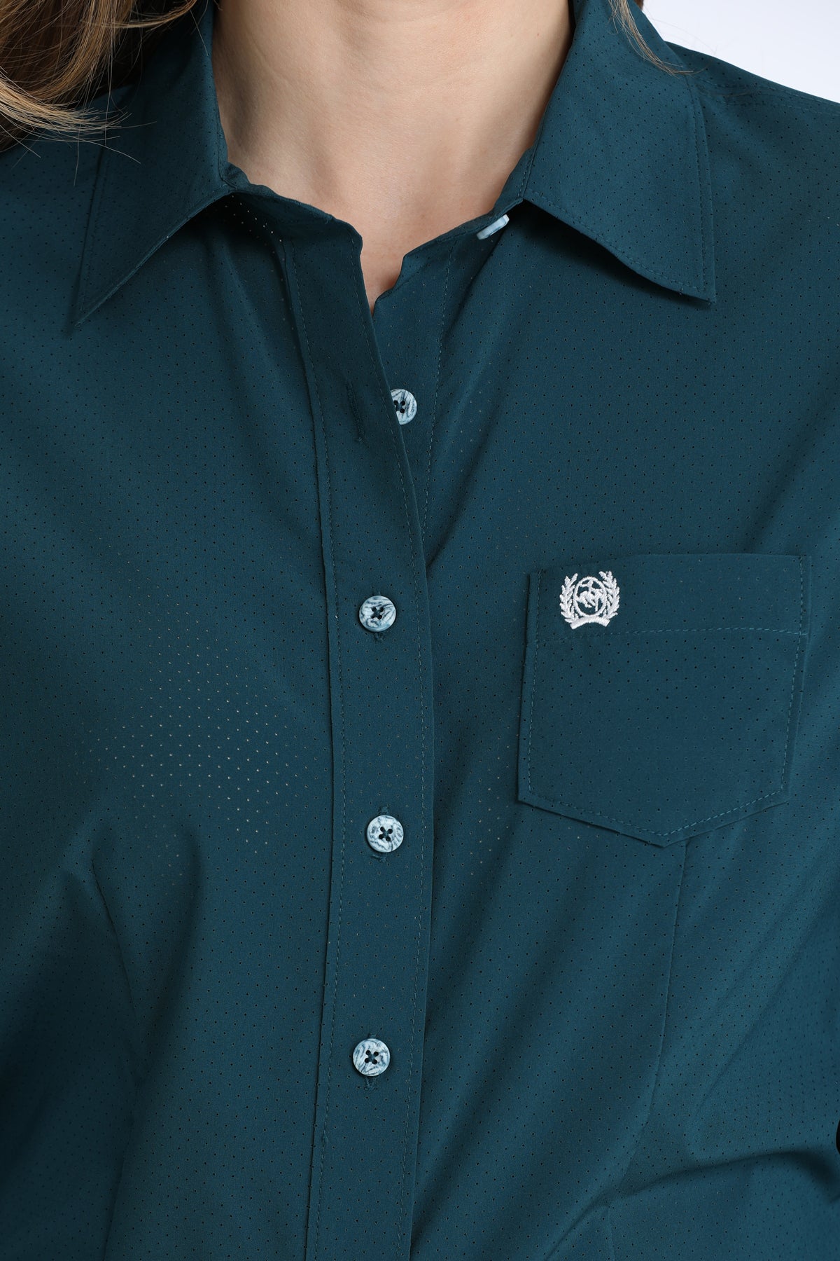 Cinch Women's ArenaFlex Teal Pond Western Shirt