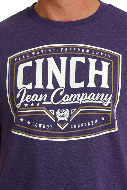 Cinch Men's Purple CINCH JEAN T-Shirt