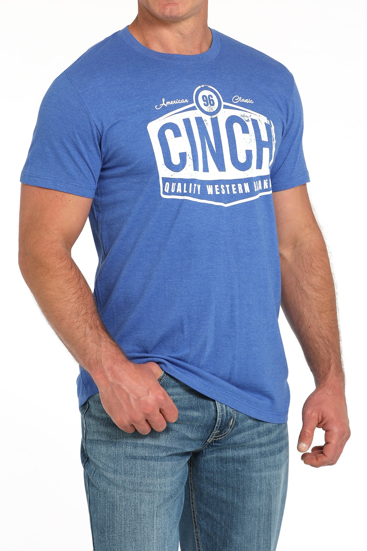 Cinch Men's Royal Blue American Classic T-Shirt