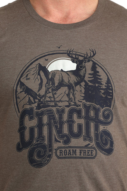 Cinch Men's Brown Roam Free T-Shirt