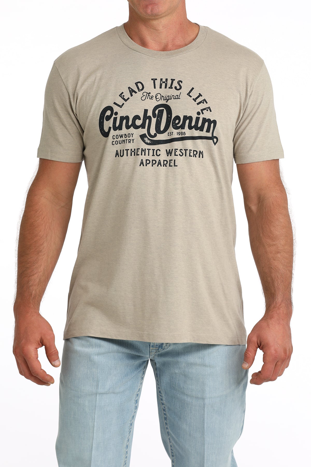 Cinch Men's Khaki Lead This Life T-Shirt