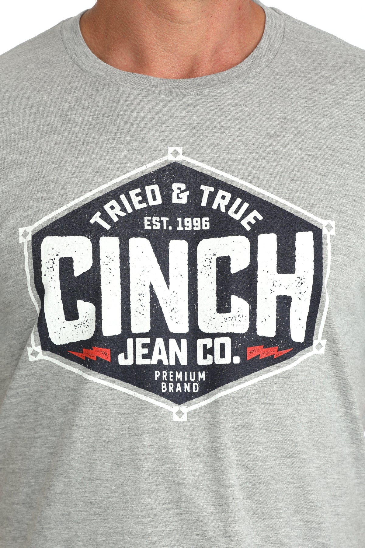 Cinch Men's Gray Tried & True T-Shirt