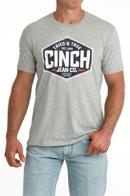 Cinch Men's Gray Tried & True T-Shirt