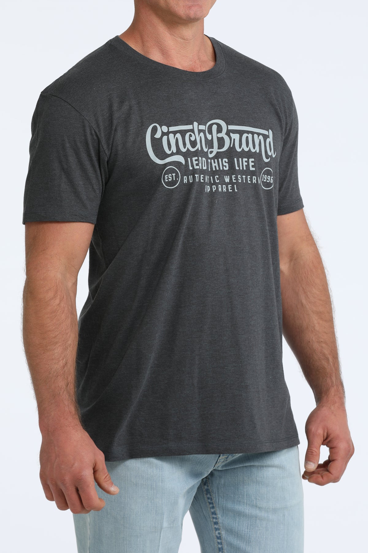 Cinch Men's Navy Lead This Life T-Shirt