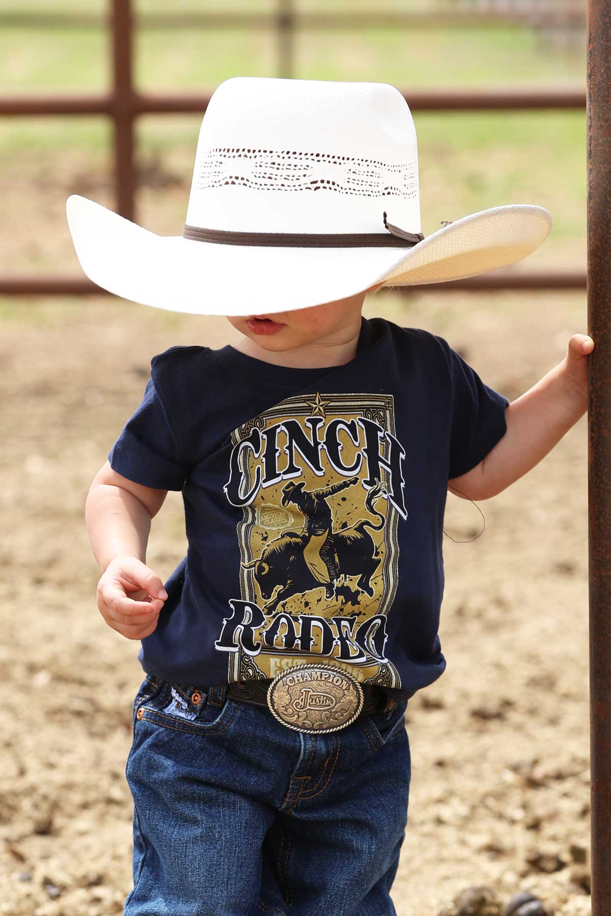 Cinch Boy's Infant Navy Rodeo Bull Rider T-Shirt