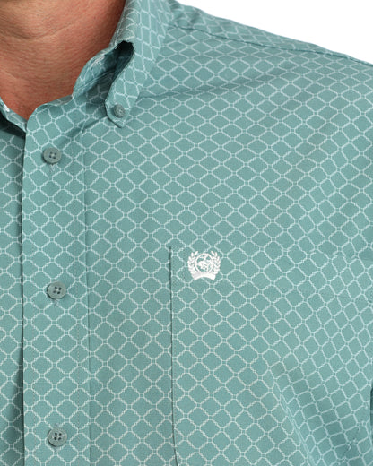 Cinch Men's ArenaFlex Stormy Sea Print Western Shirt