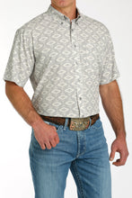 Load image into Gallery viewer, Cinch Men&#39;s ArenaFlex Steel Aztec Short Sleeve Western Shirt
