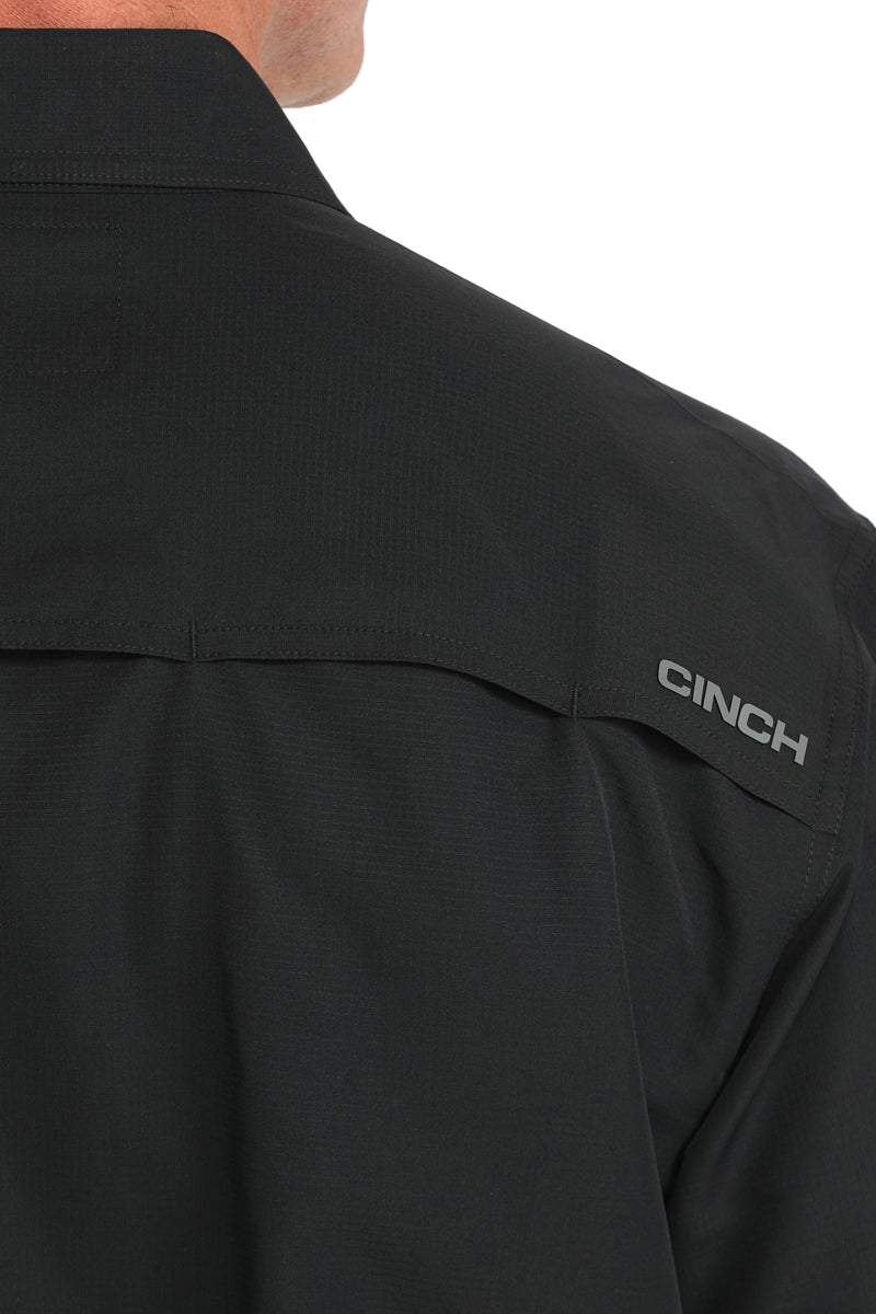 Cinch Men's ArenaFlex Solid Black Western Shirt