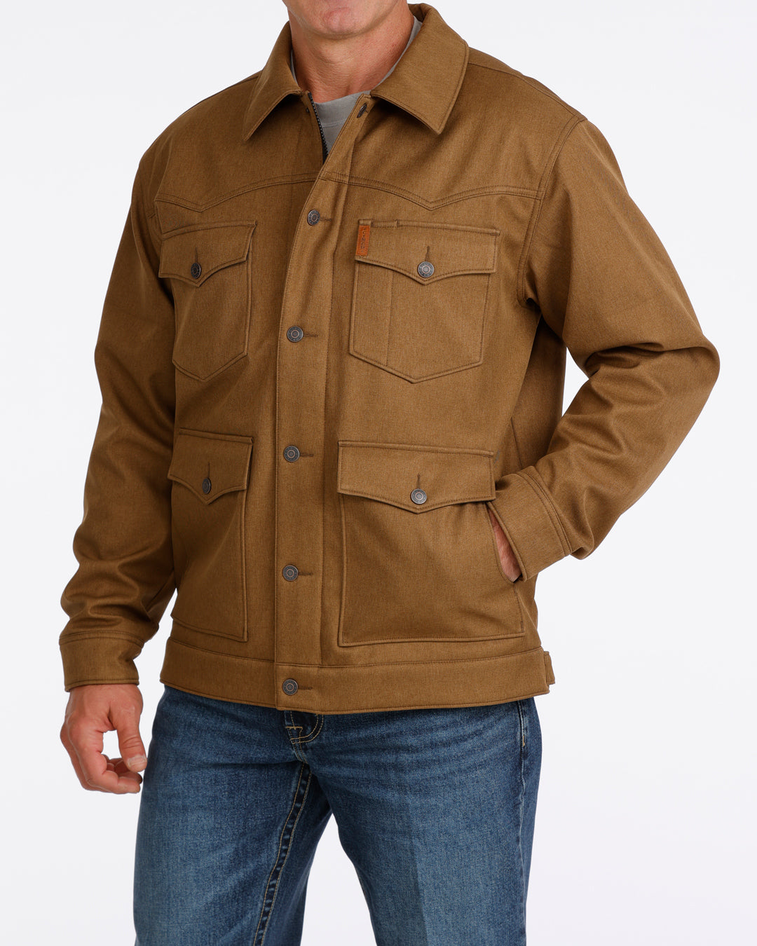 Cinch Men's Brown Bonded Chore Jacket OW26