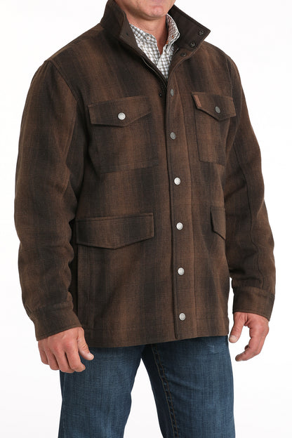 Cinch Men's Brown Twill Frontier Coat