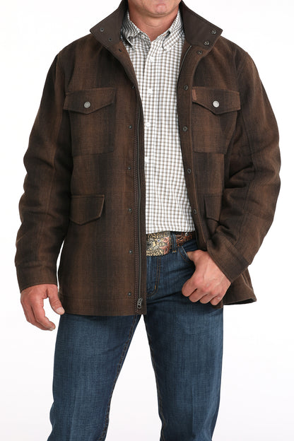 Cinch Men's Brown Twill Frontier Coat