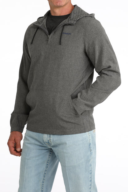 Cinch Men's ArenaFlex Gray ½ Zip Hoodie