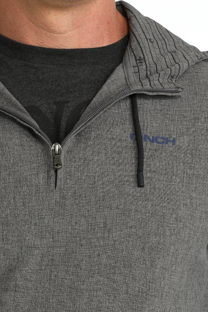Cinch Men's ArenaFlex Gray ½ Zip Hoodie