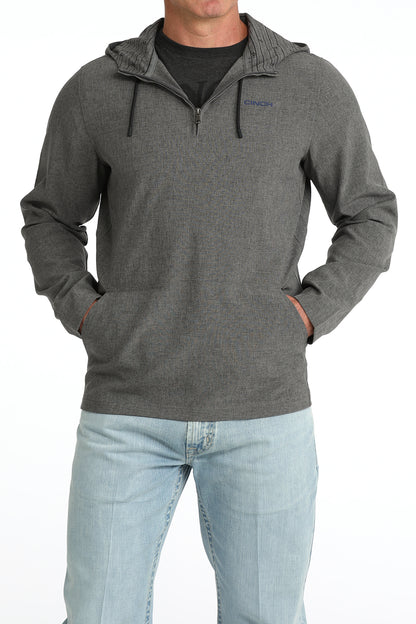 Cinch Men's ArenaFlex Gray ½ Zip Hoodie