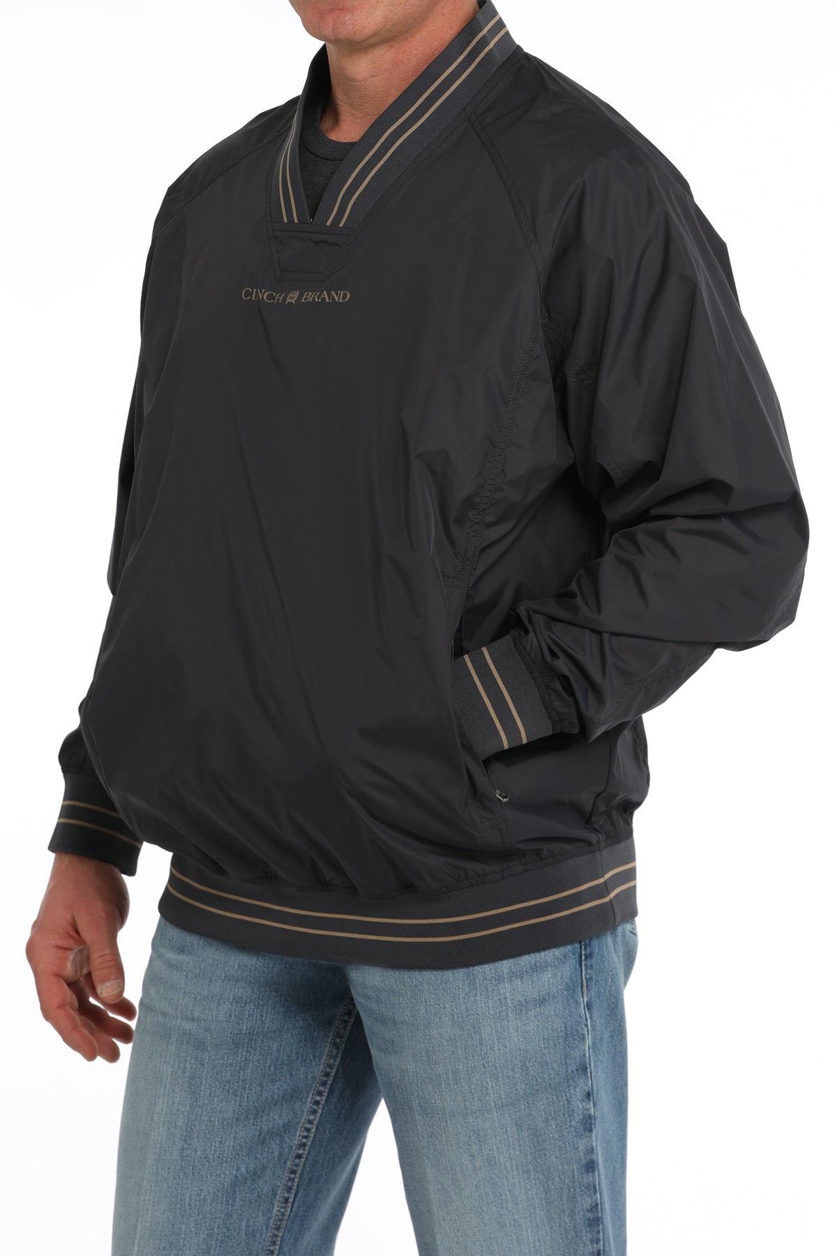 Cinch Men's Navy Vintage Windbreak Pullover