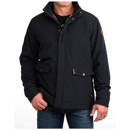 Cinch Men's Hooded Bonded Jacket - Black