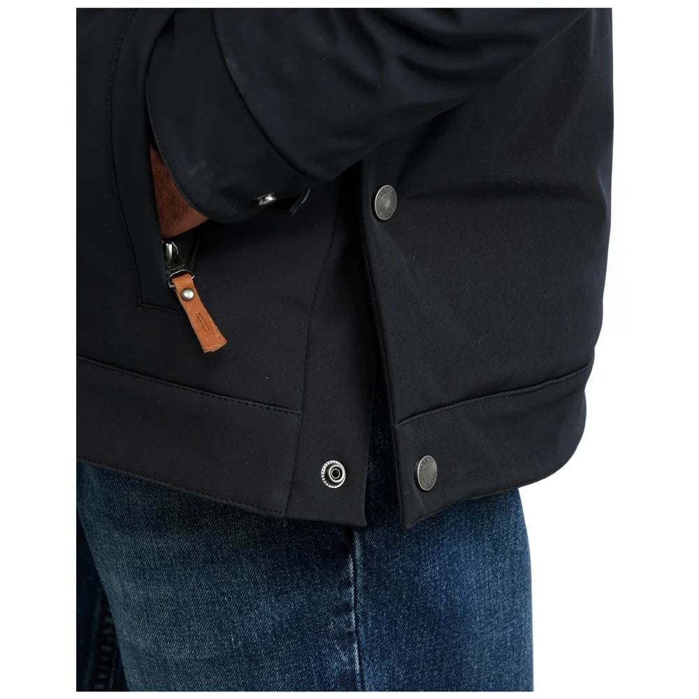 Cinch Men's Hooded Bonded Jacket - Black