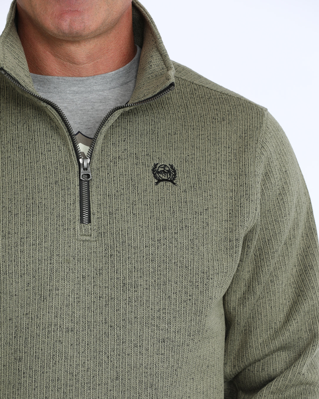 Cinch Men's Olive 1/4 Zip OW26 Pullover
