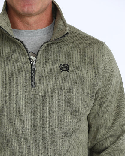 Cinch Men's Olive 1/4 Zip OW26 Pullover