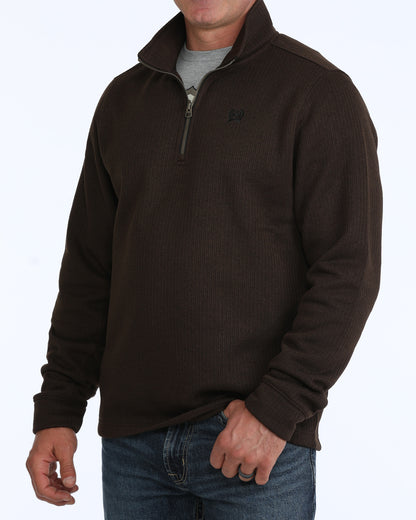 Cinch Men's Brown 1/4 Zip OW26 Pullover
