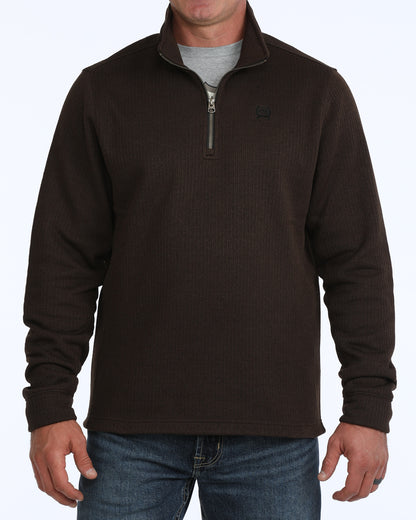 Cinch Men's Brown 1/4 Zip OW26 Pullover