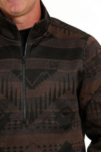Load image into Gallery viewer, Cinch Men&#39;s Brown Half Zip Pullover
