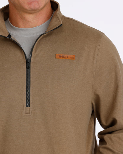 Cinch Men's Brown 1/2 Zip Pullover