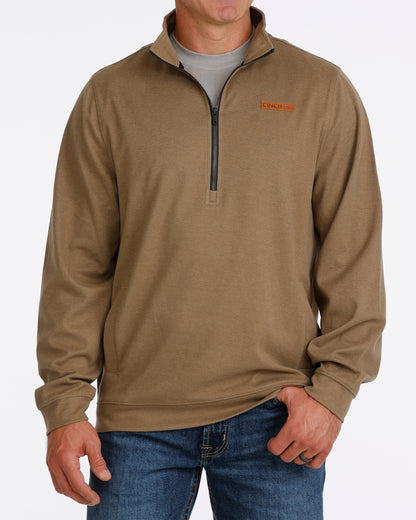 Cinch Men's Brown 1/2 Zip Pullover