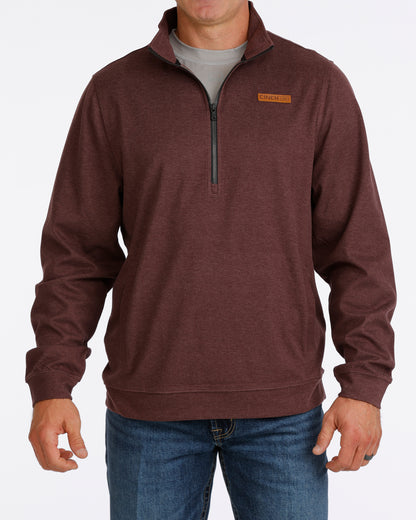 Cinch Men's Purple 1/2 Zip Pullover