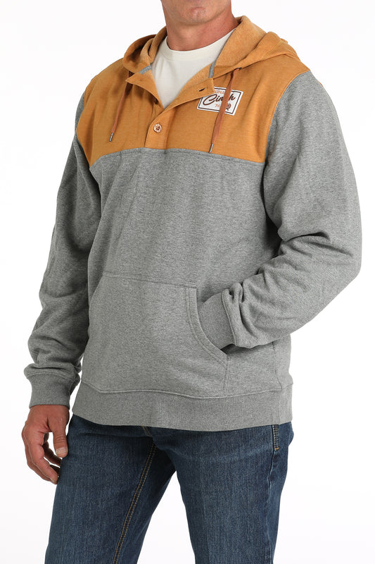 Cinch Men's Fleece Color Blocked Hoodie