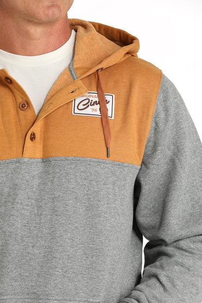 Cinch Men's Fleece Color Blocked Hoodie