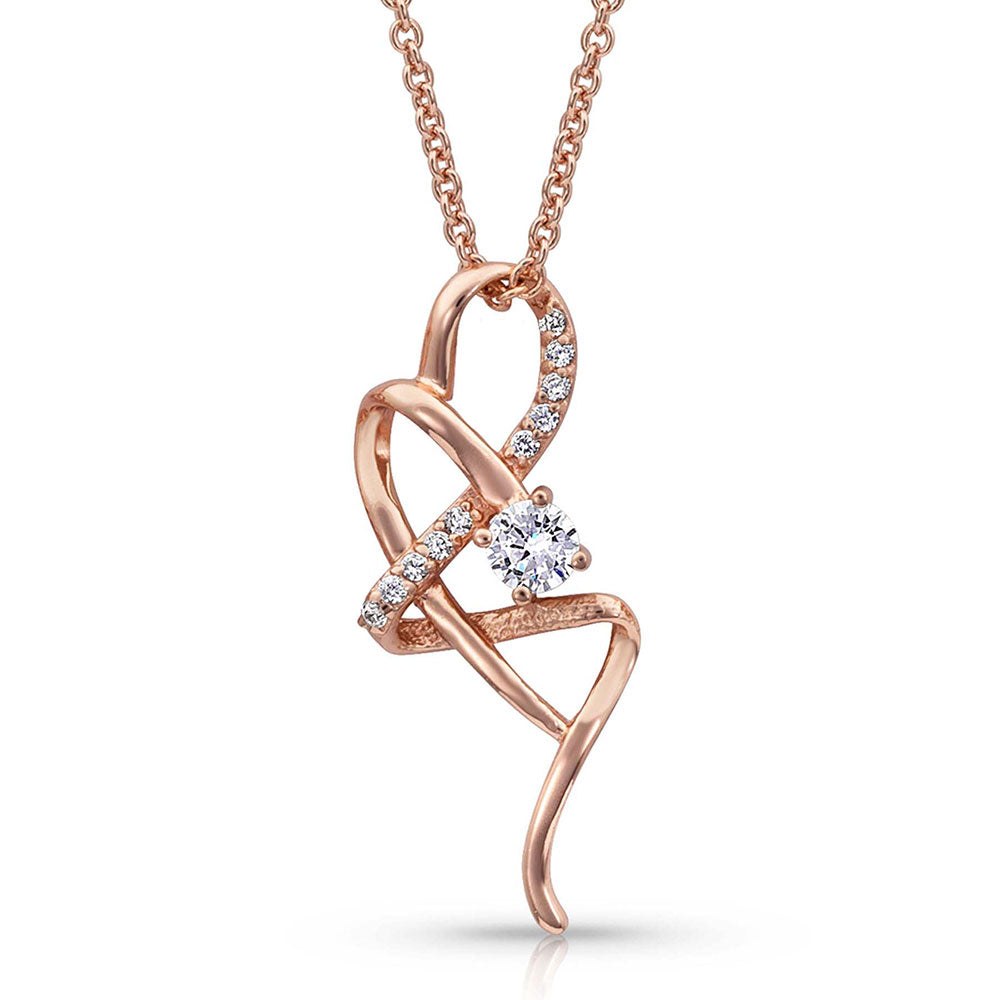 Montana Silversmith It's Rose Gold Complicated Necklace