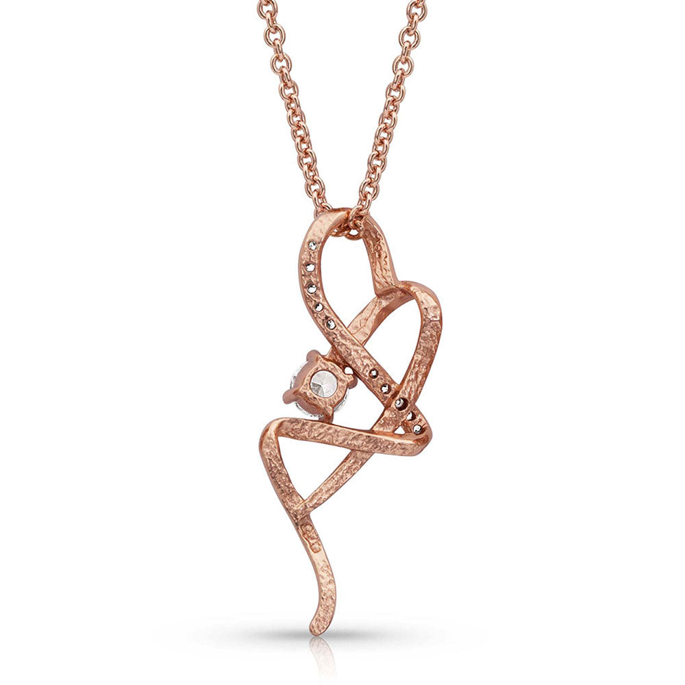 Montana Silversmith It's Rose Gold Complicated Necklace