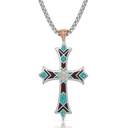 Montana Silversmith American Legends Embracing Faith Cross Necklace