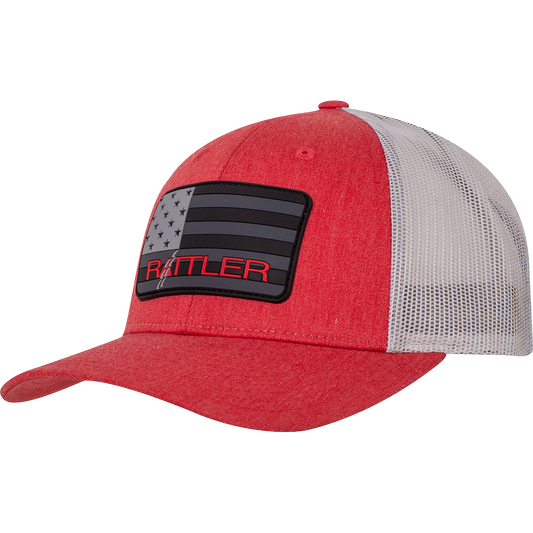 Rattler Ropes Red Rubber Flag Patch Cap