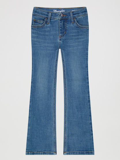 Wrangler Girl's Retro Bot Cut Blue Pocket