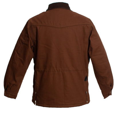 Wyoming Traders Men's Big & Tall Chocolate Canvas Ranch Coat