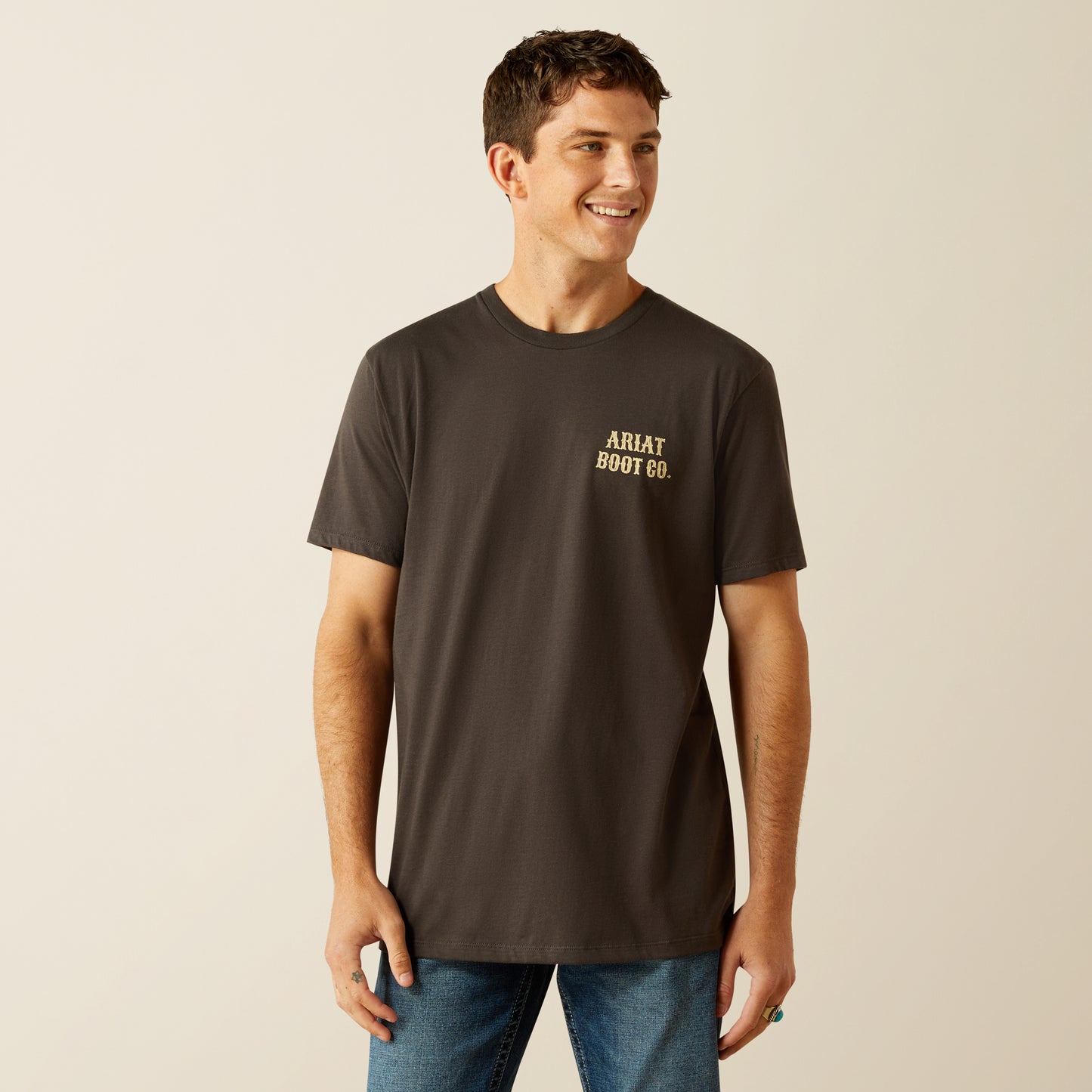 Ariat Men's Vintage Black Cowboy Cocky T-Shirt